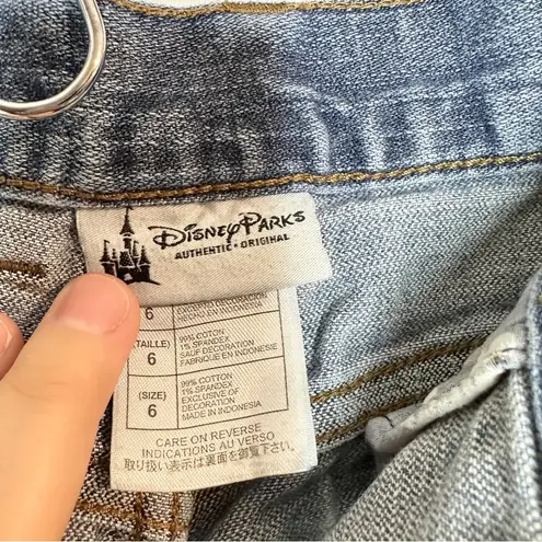 Disney  Parks House of Mickey Mouse Embroidered Straight Leg Denim Jeans Size 6