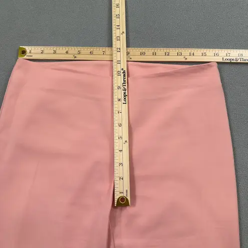 Missoni Italy Dress Pants 42 Women Pink Straight Leg Mid Rise Valentino Zipper
