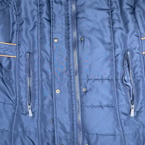 Sporto Vintage Puffer Vest Jacket Zip Snap Pockets Plus Size 1X Layers