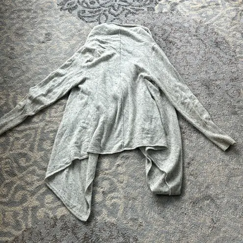 C by Bloomingdales Cashmere Drape Cardigan Gray XL