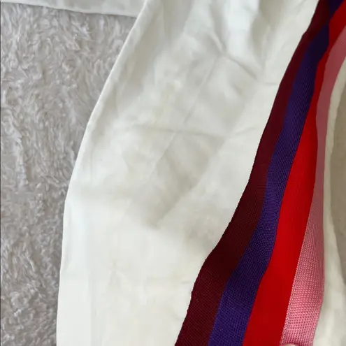 Sandro  White Side Stripe Trouser Pants Size 36