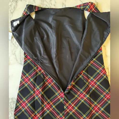 NWT J. Crew Factory Tartan feather
