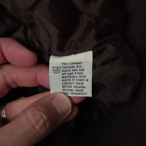 Vintage Y2K Brown Corduroy Sherpa Lined Hooded Vest Snaps Pockets Union Bay M Size M