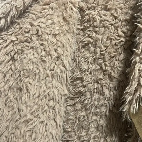 Coco + Jaimeson faux leather/fur suede vest