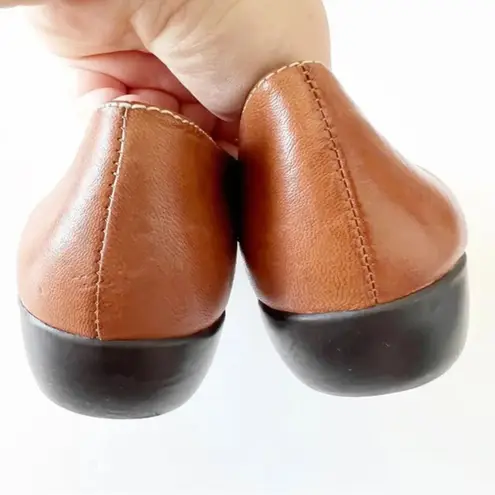 Natural Soul Tan Leather Two Strap Mary Janes Women’s Size 8.5 Coastal Grandma