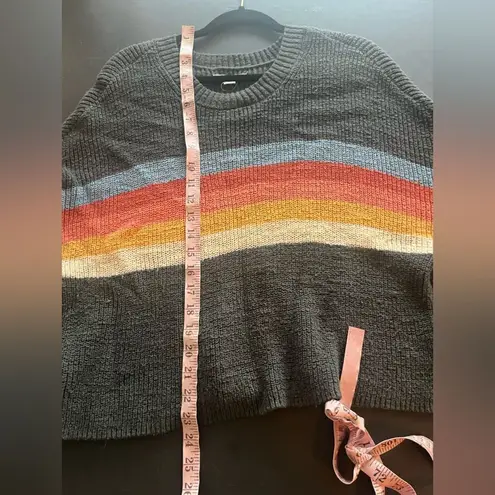 American Eagle  L Colorful Striped Knit Sweater