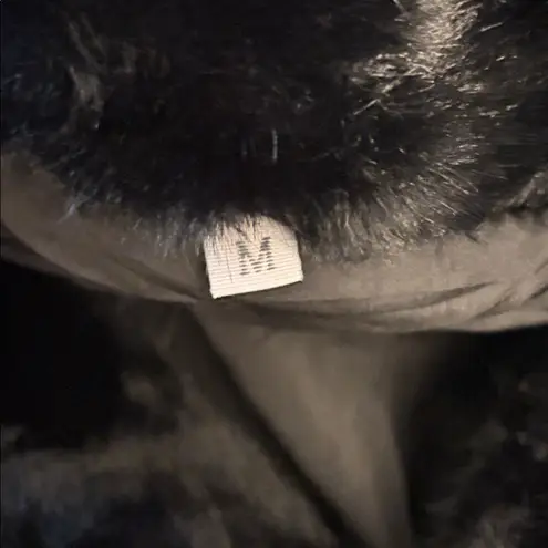 Locachy Shaggy Faux Fur Jacket Black Women Size Medium