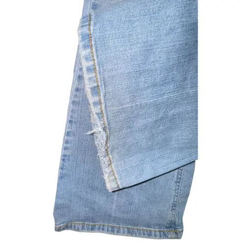 Vintage Y2K Low Ultra Rise Flare Lei Jeans Size 5 Ashley Utility 2000s ~Flawed Blue