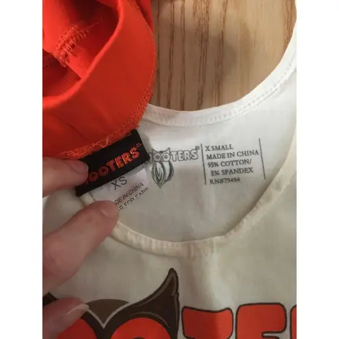 Hooters B75 Girl Worn Rare Uniform Tank & Shorts From Towson Maryland Size Xs - Image 4