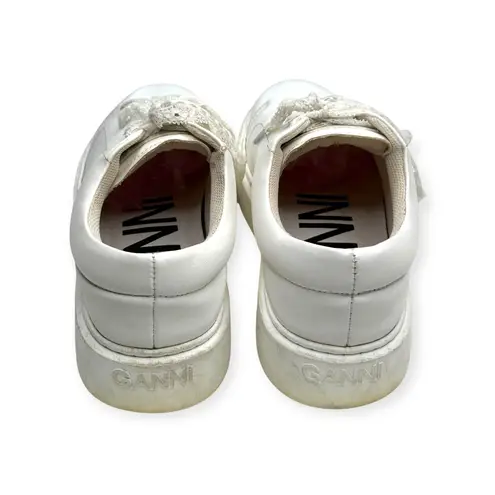 Ganni š¤ Sporty Mix Monochrome Sneaker š¤ Bright White Vegan Leather š¤ 41 š¤