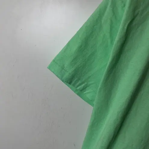 Vintage 90s Ray Wilt T Shirt Green Large L USA Motorcycle Graphic Tee Solid Logo