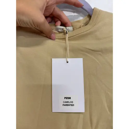 NWT Parentezi Pima Cotton Removable Shoulder Pad T