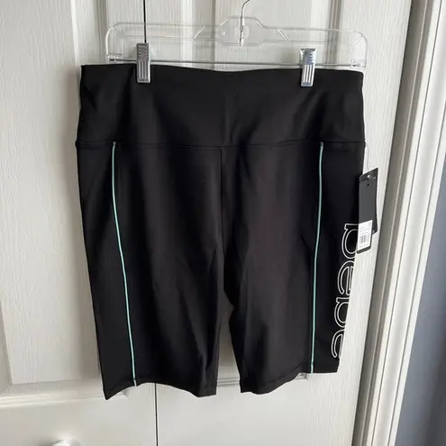 Bebe  Sport Contour black biker shorts size XL