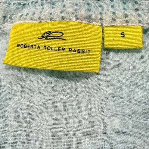 Roberta Roller Rabbit Teal Tunic Dress Tassles Lightweight Women’s Small