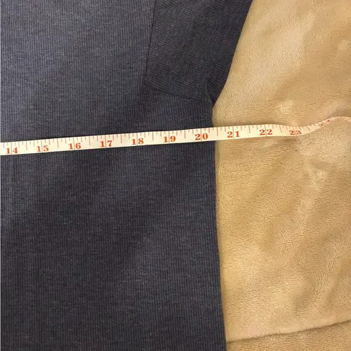 L.L. Bean Blue Cap Sleeve Boxy Tee Size M