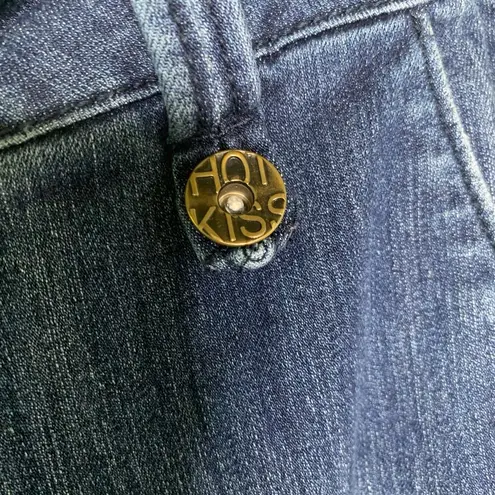 Hot Kiss Bermuda Shorts Sz 13 Low Rise Stretch Denim