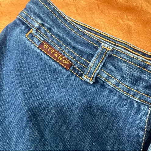 Vintage Gitano Blue Jeans size 11/12 100% cotton made in Hong Kong straight