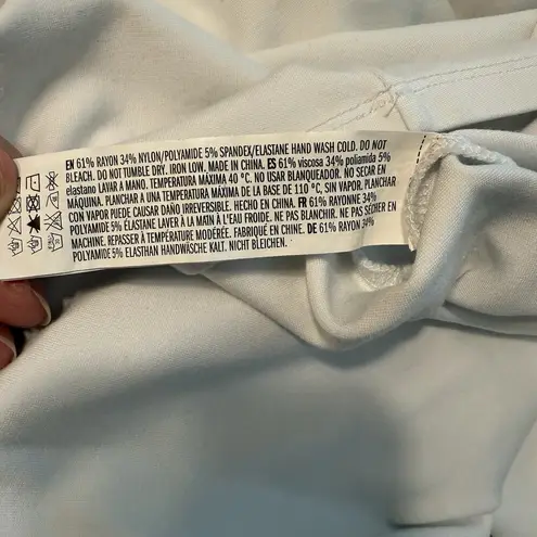 Tuckernuck Pomander Place White Sue Sweatshirt Dress Sz M/L Thick Oversized Prep Size L