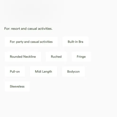 Halara Round Neck Sleeveless Ruched Fringe Bodycon Midi Resort Dress S NWT