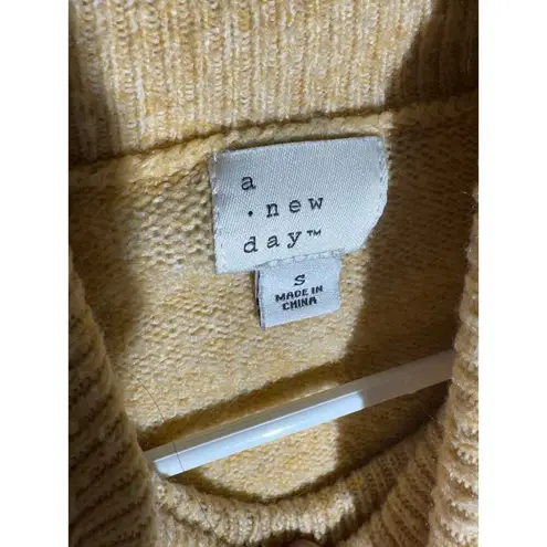 A New Day Mustard Yellow Turtleneck Sweater