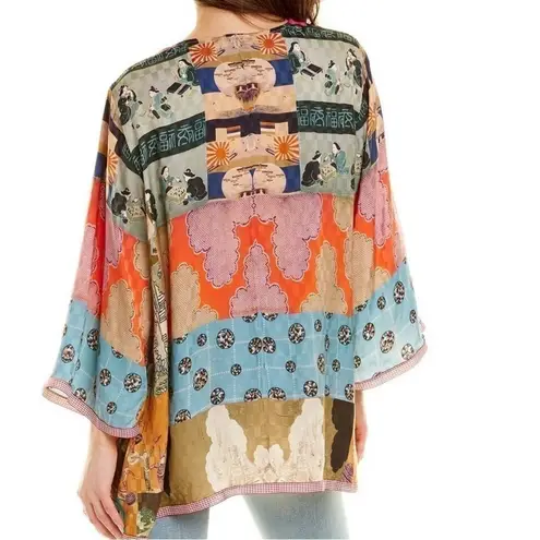 Johnny Was Samantha Floral Asian Print Flair top NWT (extremely oversized)