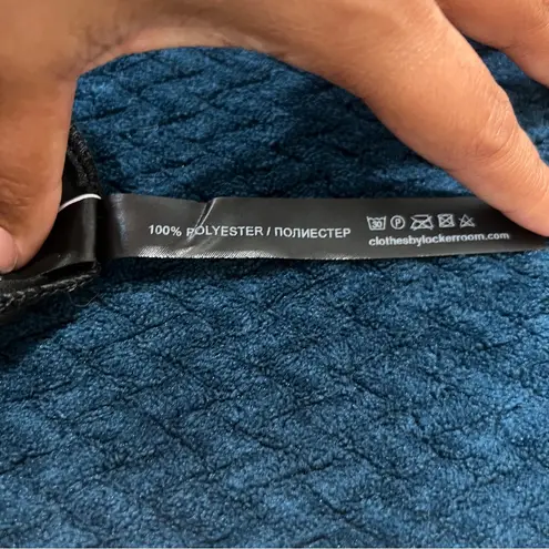 Locker Room Satin Black Adjustable Hem Relaxed Straight Leg Pleated Pull