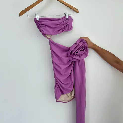 Bahia Maria Mia Mini Dress Small Orchid Lilac Hot Girl Night Out Glam Statement Pink