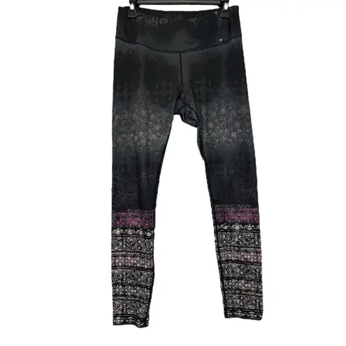 Calia by Carrie Underwood Washed Medallion Purple Orchid Warm Tight Size M Black Size M