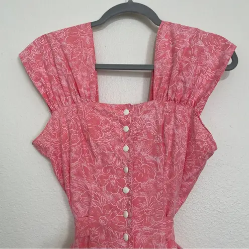 Milanzo | Vintage 80s Pink Floral A