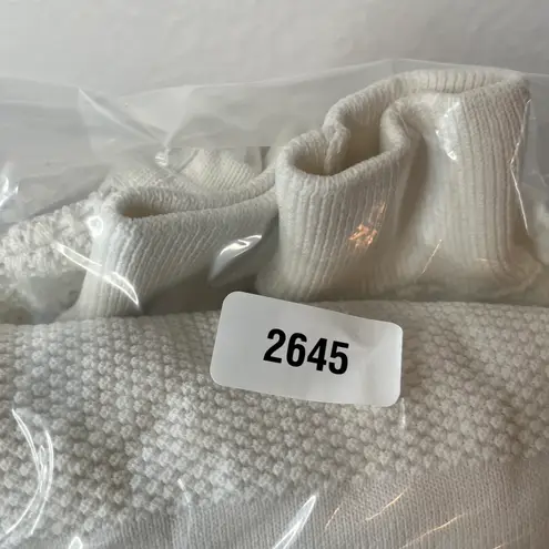 Torn By Ronny Kobo White Knit Sweater Top Size S