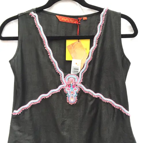 Haute Curry New With Tags S Exotic Designer Tank Top Women’s Shirt