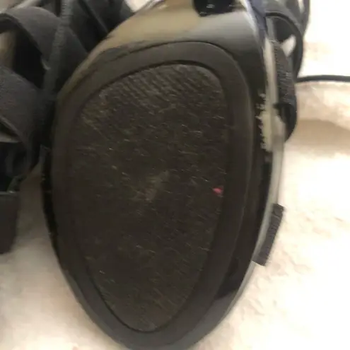 Apt. 9  Black Strappy Tie Up Heels sz 7 - Image 7