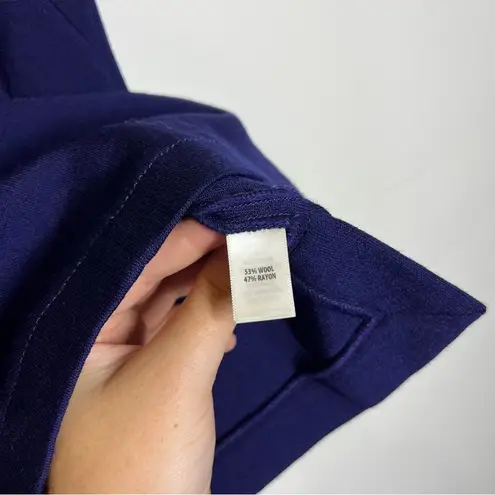 St. John Wool Blend Knit Short Sleeve Sweater Size Medium