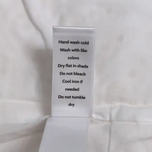 ANDIE NWT White Eyelet Scalloped Hem Thin Strap Bohemian Midi Dress S