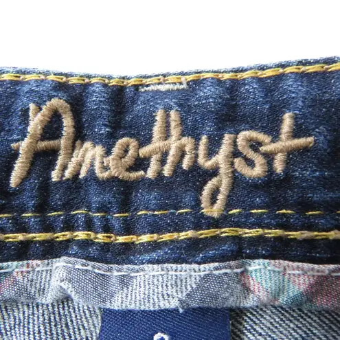 Amethyst Y2k Low Rise Flared Jeans Waist 30" Bling Sequin Rhinestone Jeans