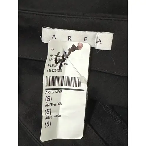 AREA Zipper Brief Leggings in Black Small New Womens Skinny Crystal Pants