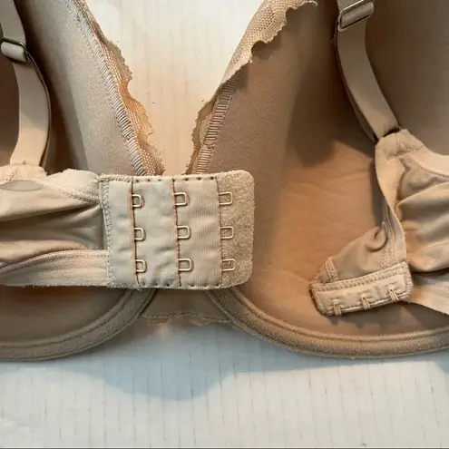 Natori Bra Hidden Glamour Full Fit Contour Underwire Bra Cafe 34DDD EUC #736044