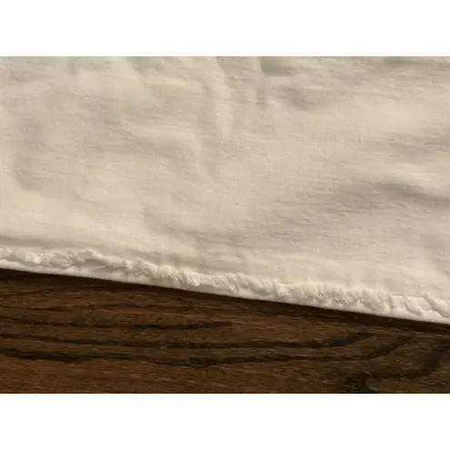 DL1961 Performance Mara Straight Mid Rise Instasculpt Size 24 In White Frayed