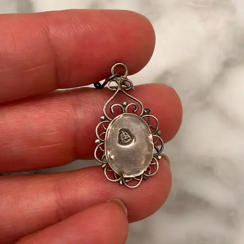 Turquoise and silver Dangle Earrings Blue