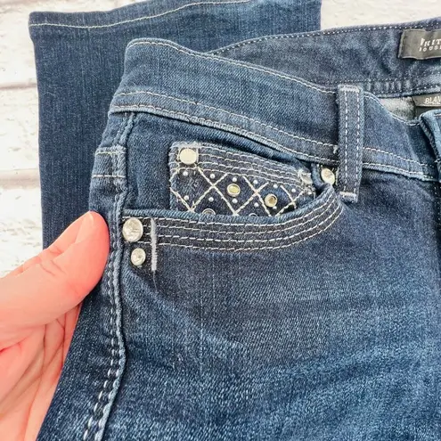 White House | Black Market WHBM  Jeans Womans 0R Bootcut Bling Pocket Mid Rise