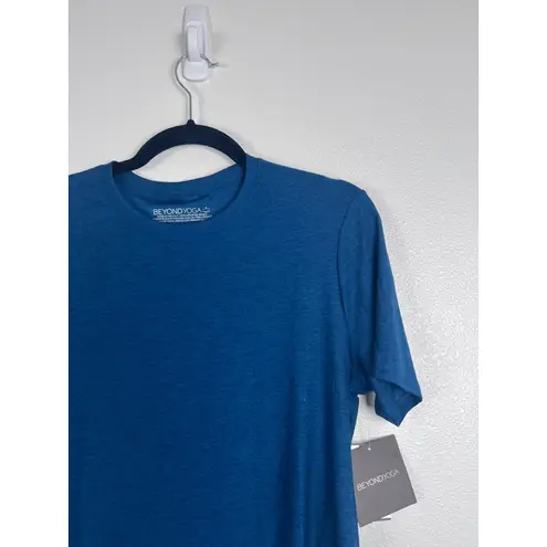 Beyond Yoga Women's Short Sleeve Athletic Tee Shirt Blue Sz XS