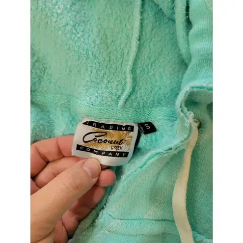 Coconut Creek Maine 'The Way Life Should Be' Soft Oversized Ombre Hoodie Sz S Ov Blue