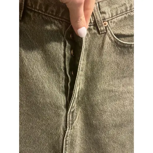 Urban Outfitters  BDG High-Waisted Slim Straight Jean in Washed Green Women's 29