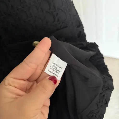 Tuckernuck NWT Black Cane Lace Janelle Dress New short sleeve