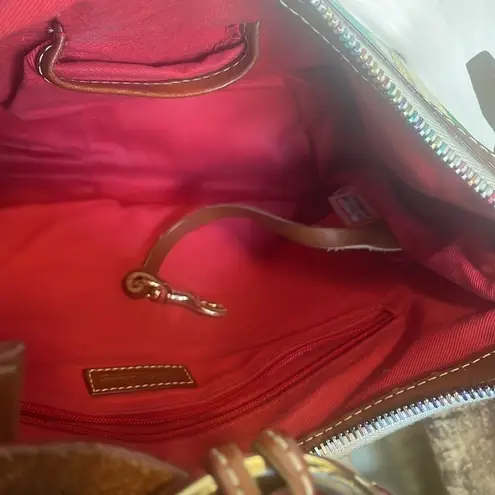 Dooney & Bourke  bag Coated Rainbow Doodle Graffiti Vintage Purse shoulder bag OS