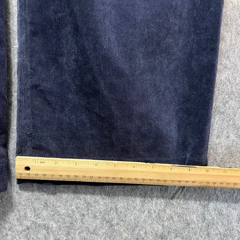 Coldwater Creek Corduroy Pants Trouser Fit Bootcut Relaxed Navy P10 Dark Blue