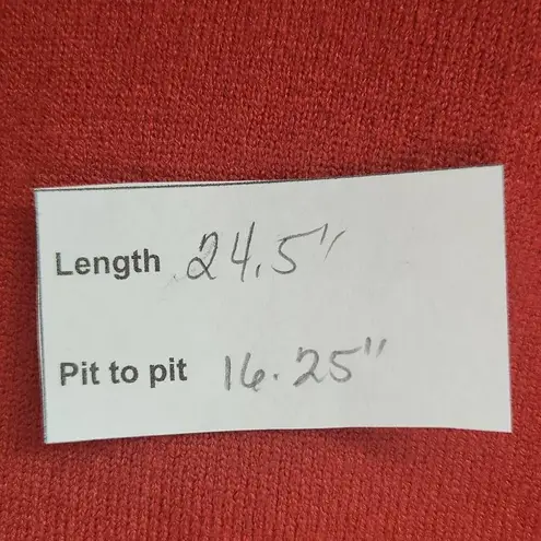 Love Ellie Orange Sweater with Criss Cross Back Size XS Rust Orange Fall Sweater