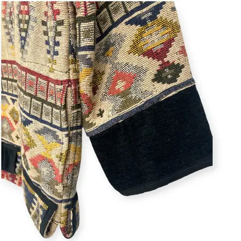 Vintage 90's Ani Natural | XL | Chenille Jacket Coat Blazer Western Navaho Aztec