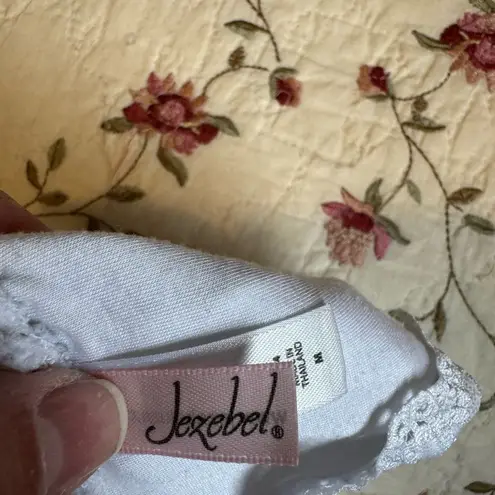 Jezebel White Lace Bralette Racerback Lingerie Top