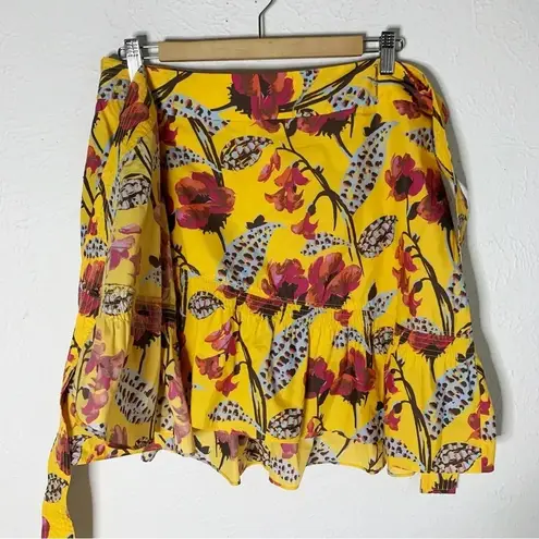 ALC Frank A.L.C. Hampton Floral Mini Wrap Skirt Sz 14 NWT Intermix Exclusive